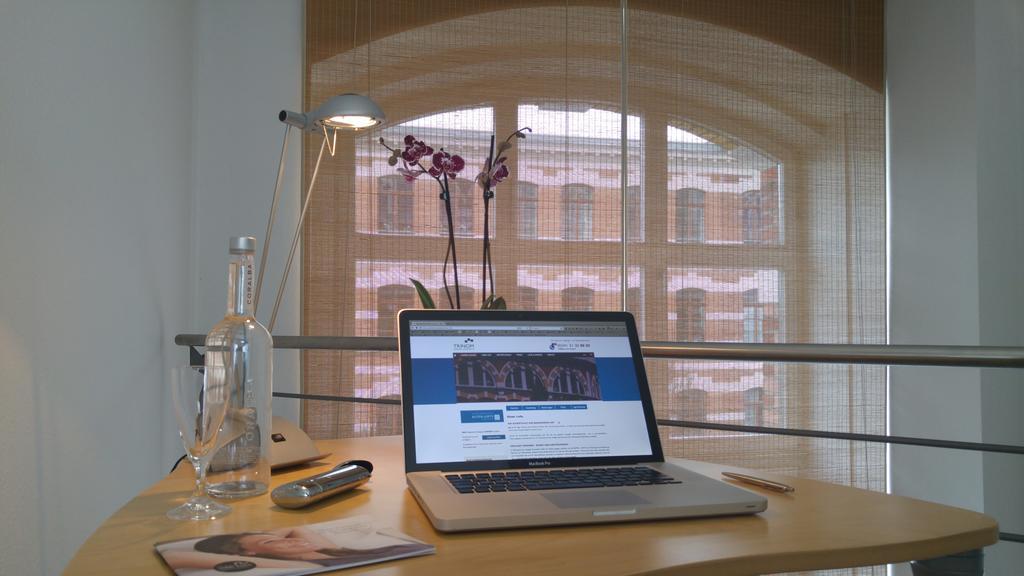 Apartmenthaus Elster Lofts Лайпциг Стая снимка